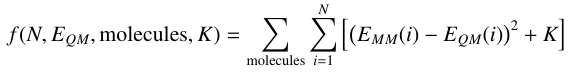 Multiple molecule fitting function